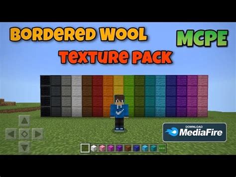 Bordered Wool Texture Minecraft Texture Pack