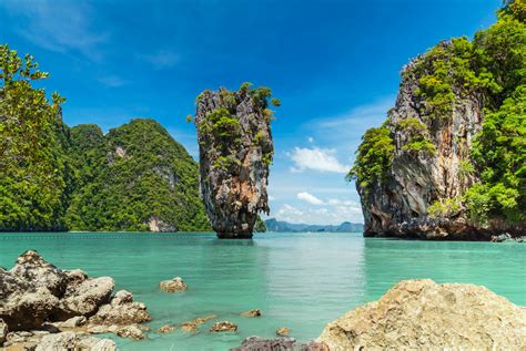 Excursion Au Départ De Phuket Thaïlande Merveilleuse Baie De Phang Nga