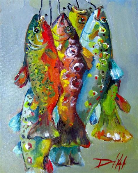 Painting And Drawing Oil Painting Watercolour Painting Watercolor Fish