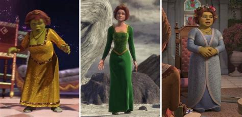 Princess Fiona Shrek Outfits Every Look Worn In The Films Ranked