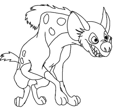 This content for download files be. Awesome Hyena Drawing Coloring Page : Kids Play Color