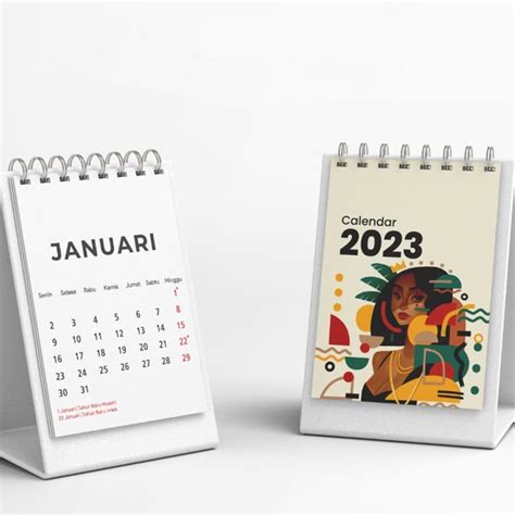 Jual Kalender 2023 Mini Kalender Meja Kalender Meja Estetik 2023