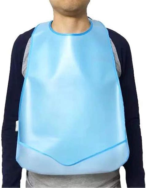 2 Pack Silicone Adult Bibs For Eating Reusable Portable Waterproof