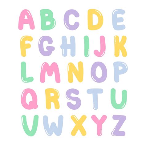 Premium Vector Decorative Cute Font And Alphabet