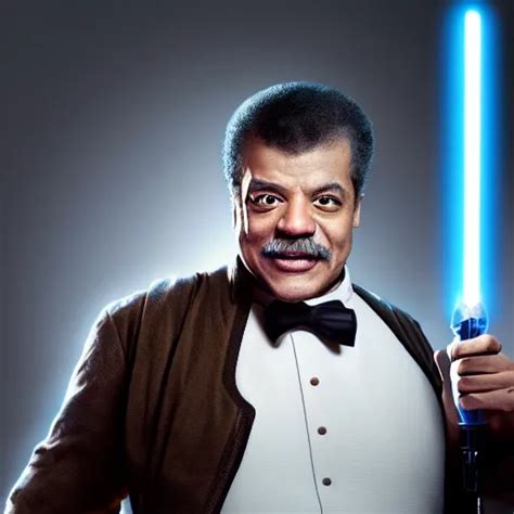 Accurate Portrait Of Neil Degrasse Tyson As Jedi Stable Diffusion