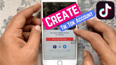 How To Create A New Tik Tok Account On Iphone Youtube