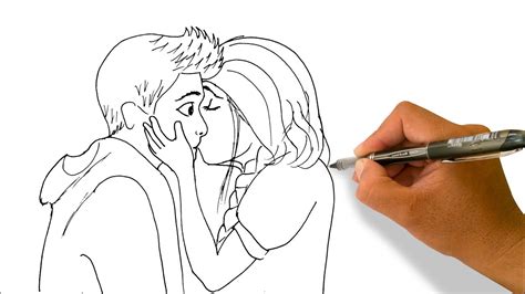 How To Draw A Girl Kissing Babe On The Lips Sitelip Org