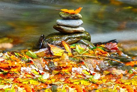 Autumn Stones Stock Image Image Of Tranquil Color Background 21727167