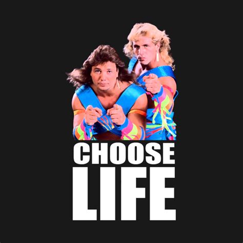 Choose Life Wham T Shirt Large Logo Wwf T Shirt Teepublic