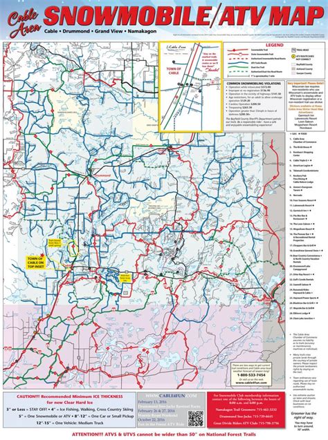 Wisconsin Atv Road Routes Map World Map