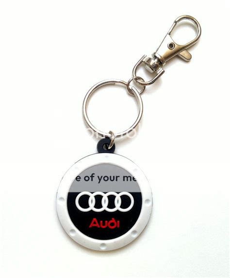 Audi A4 Tt Keychain Key Ring R8 S4 A4 A6 A8 Q7 S6 Rs Soft Light Rubber