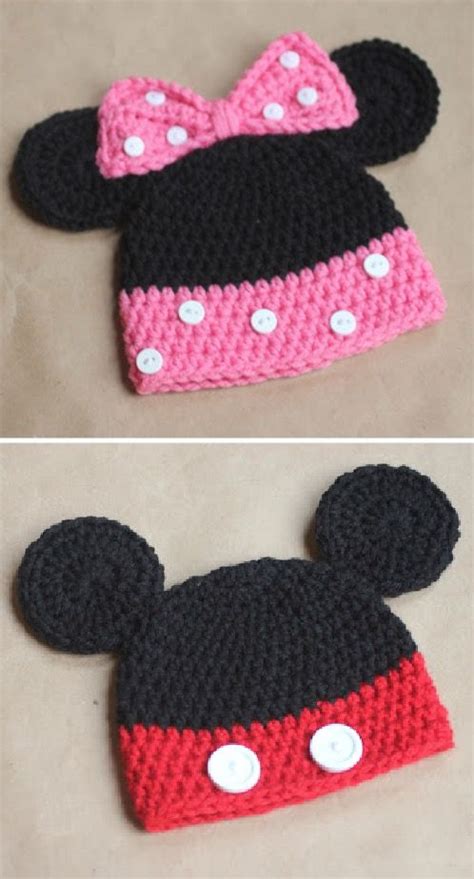 Mickey And Minnie Mouse Crochet Patterns