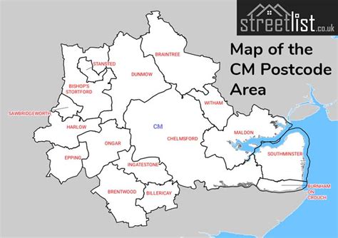Cm Postcode Area Learn About The Chelmsford Cm Postal Area