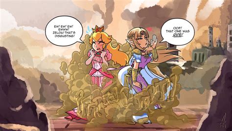Zelda Farting Ultimately On Peach By Yoshizilla On Deviantart