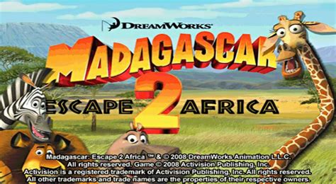 Madagascar Escape Africa Ps Iso Inside Game