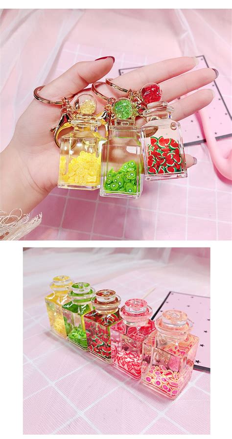 Keychains Creative Popsicle Glitter Key Chain Quicksand Keychain Liquid