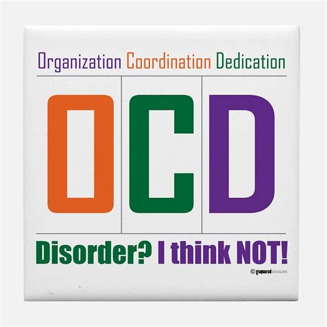 Obsessive Compulsive Disorder Coasters Cork Puzzle And Tile Coasters