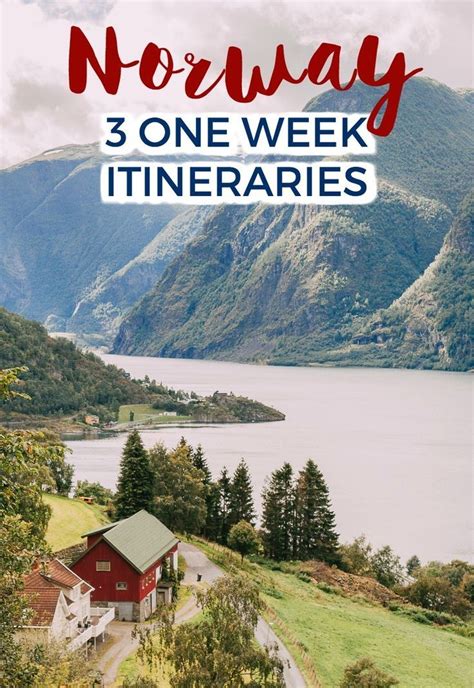 Three Complete Norway Itineraries For One Week In Norway Either By Car