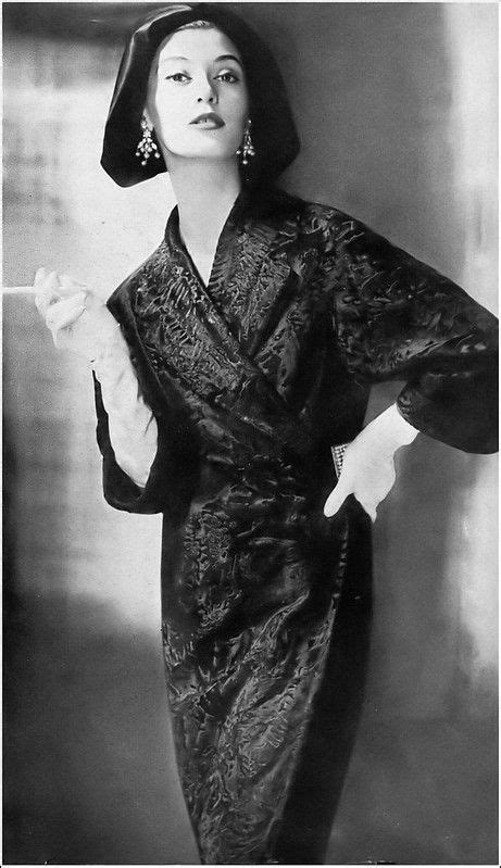Barbara Mullen In Black Dyed Russian Broadtail Lamb Wrap Coat By Ben