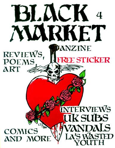 Black Market Magazine 1984 1996 On Behance