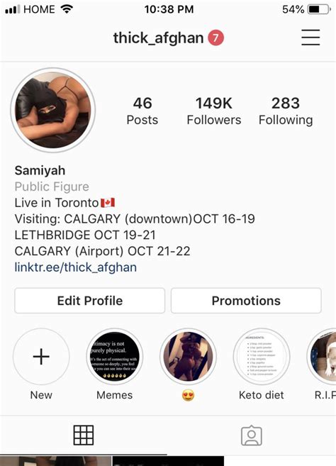 Famous Instagram Model Thickafghan Newvisiting Oct 19 Marsillpost