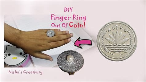 Original coin ring edge rounding, polishing. How to Make a Coin Ring/ DIY Finger Ring Out of Coin/ Innovative Idea For Coin - YouTube