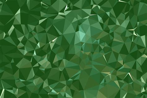 Abstract Dark Green Geometric Polygonal Background Molecule And