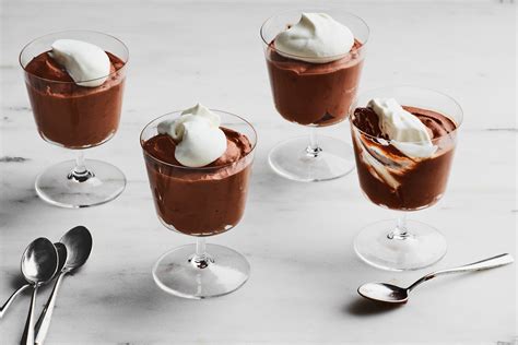 The egg yolk in this recipe does not make it taste like egg at all and the amount of sugar in dark chocolate is only 2.6g / serve so a little bit won't. Chocolate Mousse Recipe | Epicurious
