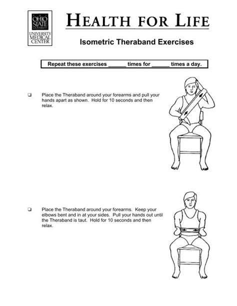 Seated Upper Body Theraband Exercises Hot Sex Picture