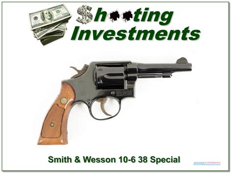 Smith And Wesson Model 10 6 38 Specia For Sale At