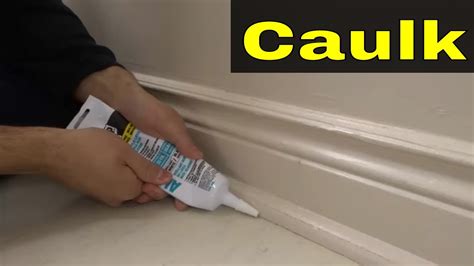 How To Caulk Properly It S Easier Than You Think YouTube