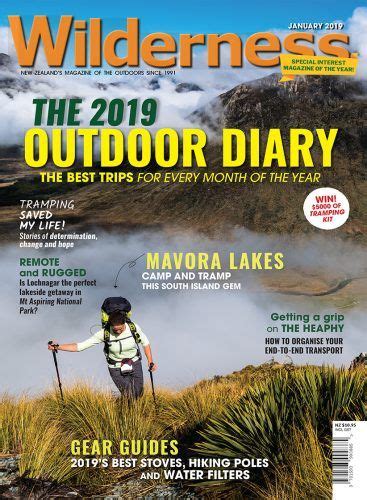 Image Of The January 2019 Wilderness Magazine Cover Travel Fun