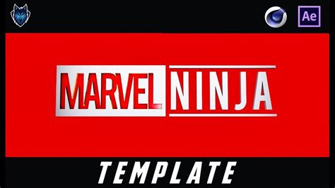 Intro Marvel Template After Effects Cinema 4d Youtube