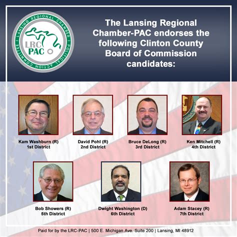 Lrc Pac Endorsed Candidates Lansing Regional Chamber Of Commerce