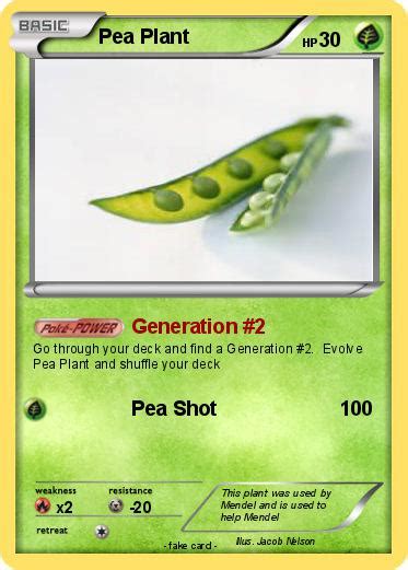 Pokémon Pea Plant 2 2 Generation 2 My Pokemon Card