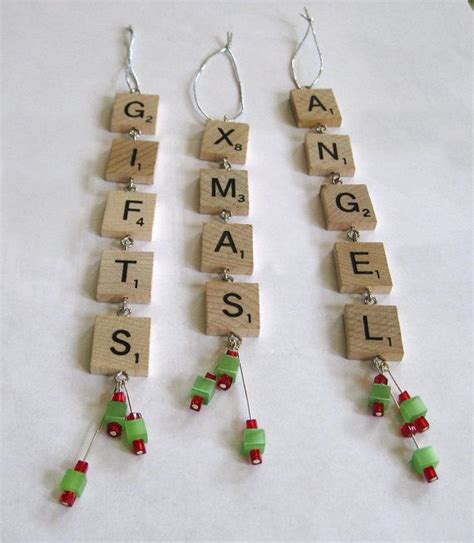 Image Result For Scrabble Christmas Ornament Scrabble Christmas