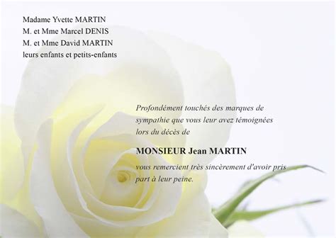 On ne dit jamais trop merci ! Cartes de remerciement décès classique | remerciementdeces.fr
