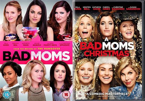 Bad Moms 1 2 Collection Dvd Box Bad Moms 1 And A Bad Moms Christmas Two Movies Collection