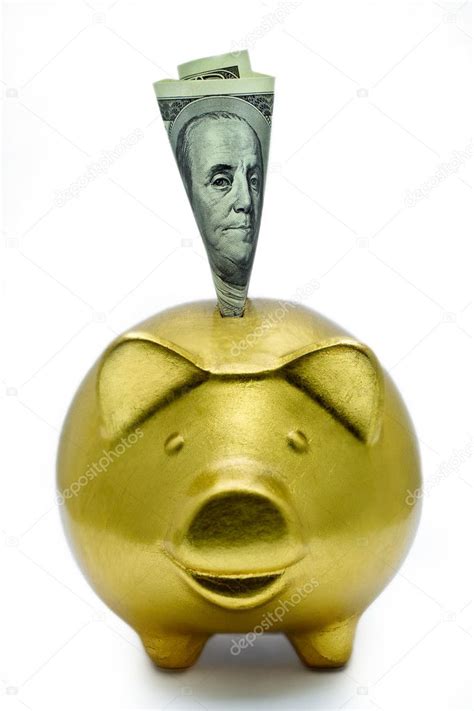 Golden Piggy Bank — Stock Photo © Bezikus 8811672