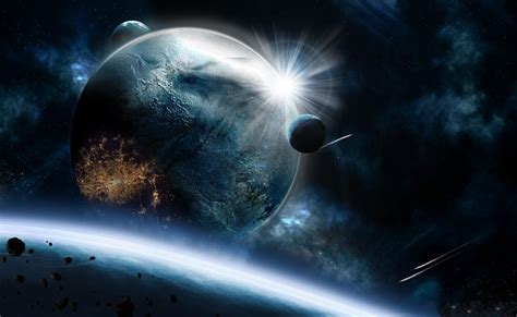 Wallpaper Planet Earth Explosion Universe Astronomy