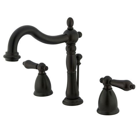 The faucets that they offer embrace creative craftsmanship, high quality and the vintage look. Kingston Brass Victorian 8 in. Widespread 2-Handle ...