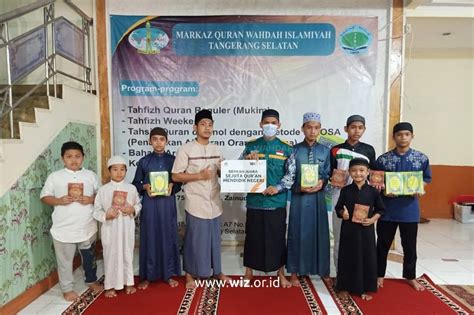 LAZNAS WIZ Salurkan Mushaf Al Qur An Untuk Santri Di Tangerang Selatan