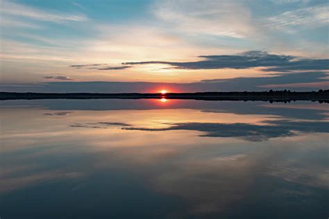 Wisconsin Sunrise Lake Dubay Photograph By Laura Gampfer Fine Art America