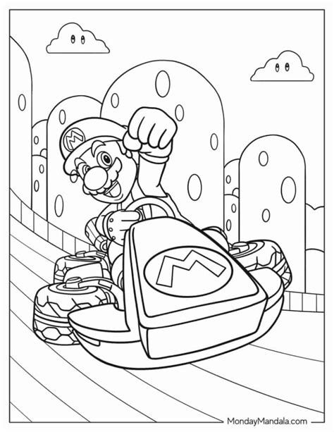 Kart Coloring Pages