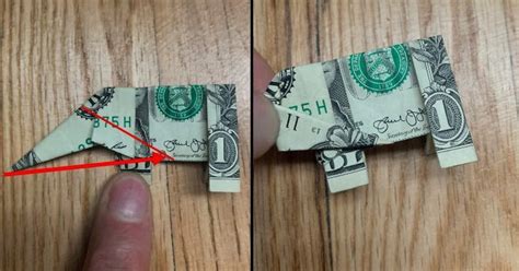 Dollar Bill Origami Elephant Folding Guide The Daily Dabble