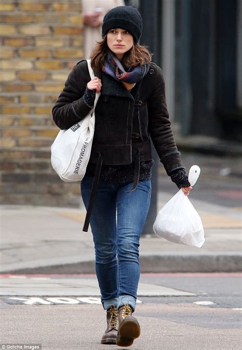 Keira Knightley Shows Off Her Pout During Barefaced Outing In Tight