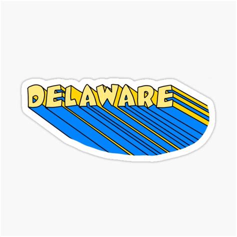 University Of Delaware Sticker For Sale By Alexarhallen Redbubble