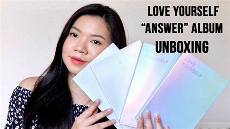 Bts Unboxing Love Yourself Answer Album All 4 Versions S E L F Youtube