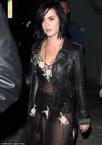 Katy Perry Shows Off Glorious Figure In See Through Dress Daily Mail