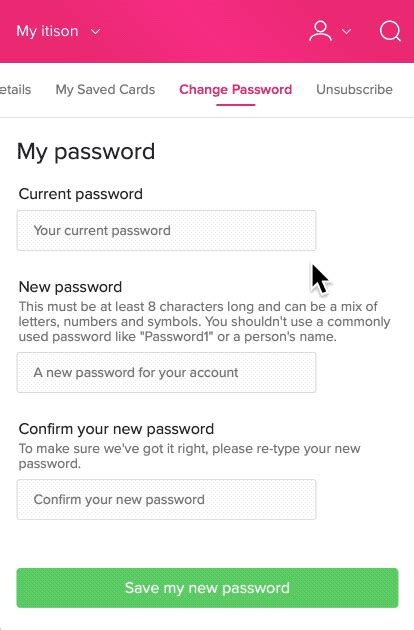 How Do I Change My Password Itison Support